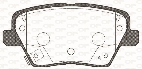Open parts BPA1784.02 Brake Pad Set, disc brake BPA178402