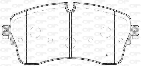 Open parts BPA1815.00 Brake Pad Set, disc brake BPA181500