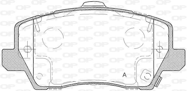 Open parts BPA1803.02 Brake Pad Set, disc brake BPA180302