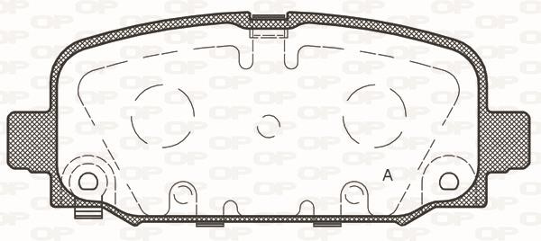 Open parts BPA1796.02 Brake Pad Set, disc brake BPA179602