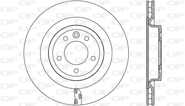 Open parts BDR278120 Brake disc BDR278120