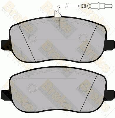 Brake engineering PA1424 Brake Pad Set, disc brake PA1424