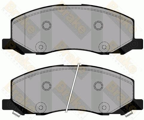 Brake engineering PA1779 Brake Pad Set, disc brake PA1779