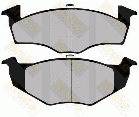 Brake engineering PA1109 Brake Pad Set, disc brake PA1109