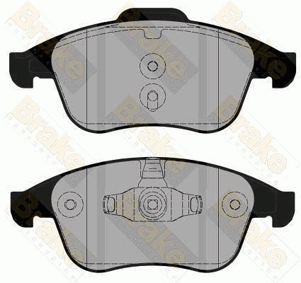 Brake engineering PA1811 Brake Pad Set, disc brake PA1811