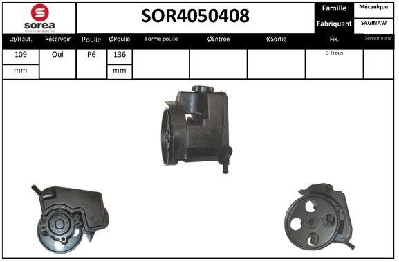 EAI SOR4050408 Hydraulic Pump, steering system SOR4050408