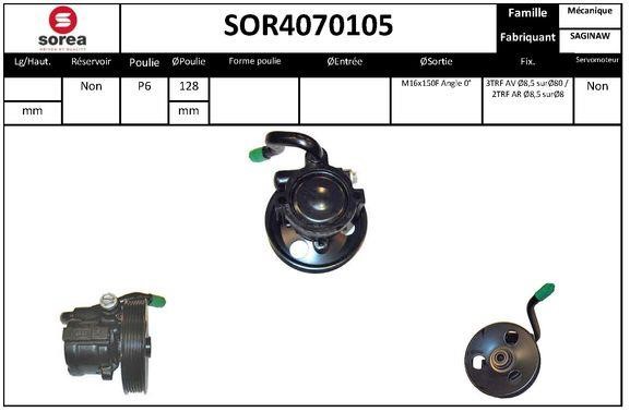 EAI SOR4070105 Hydraulic Pump, steering system SOR4070105