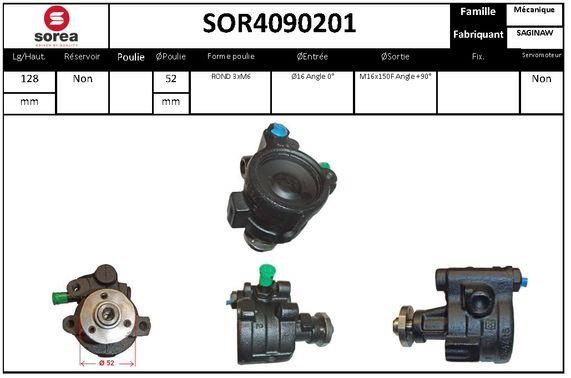 EAI SOR4090201 Hydraulic Pump, steering system SOR4090201