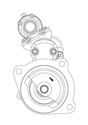 Starter Prestolite electric M100R2031SE