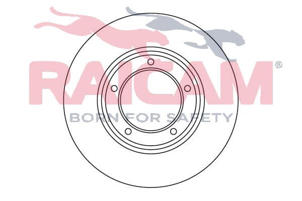 Raicam RD00706 Unventilated front brake disc RD00706
