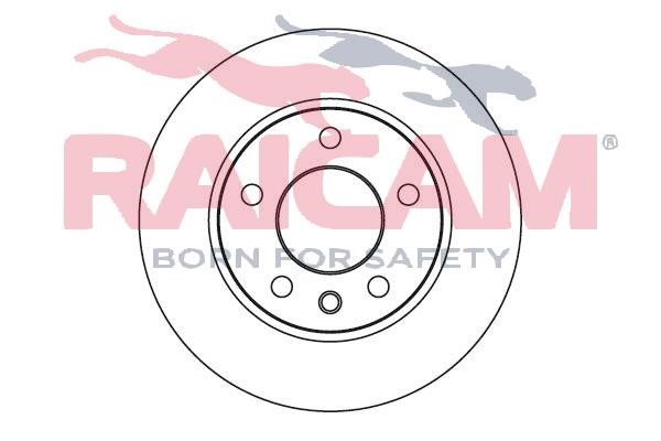 Raicam RD00571 Unventilated front brake disc RD00571