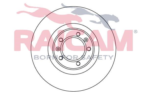 Raicam RD00007 Front brake disc ventilated RD00007