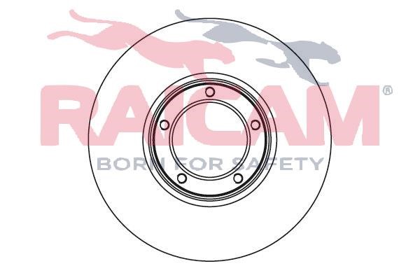 Raicam RD00236 Unventilated front brake disc RD00236