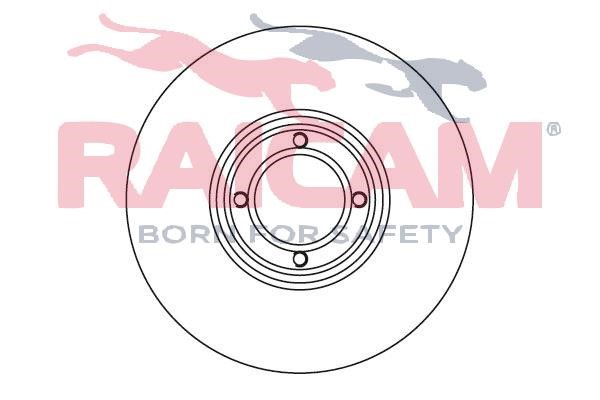 Raicam RD00021 Unventilated front brake disc RD00021