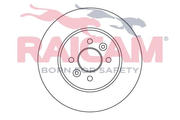 Raicam RD00686 Rear brake disc, non-ventilated RD00686