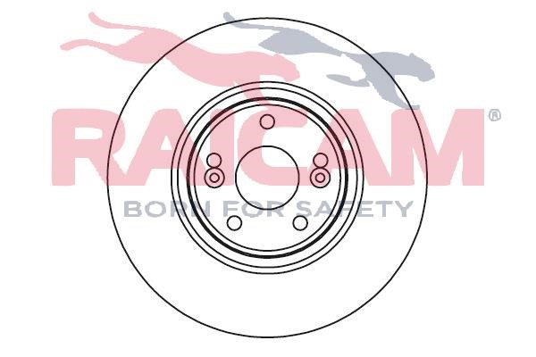 Raicam RD00695 Front brake disc ventilated RD00695
