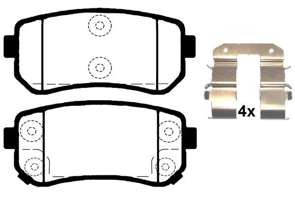 Raicam RA.0979.2K1 Rear disc brake pads, set RA09792K1