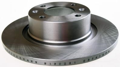 Denckermann B130231 Rear brake disc, non-ventilated B130231