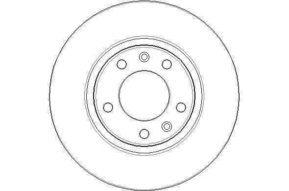 National NBD1874 Rear brake disc, non-ventilated NBD1874