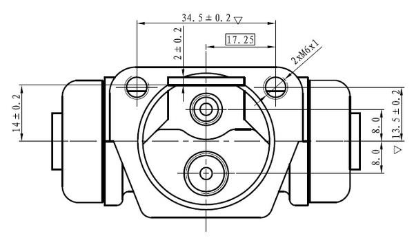 National NWC5055 Wheel Brake Cylinder NWC5055