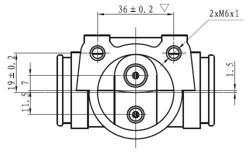 National NWC5088 Wheel Brake Cylinder NWC5088