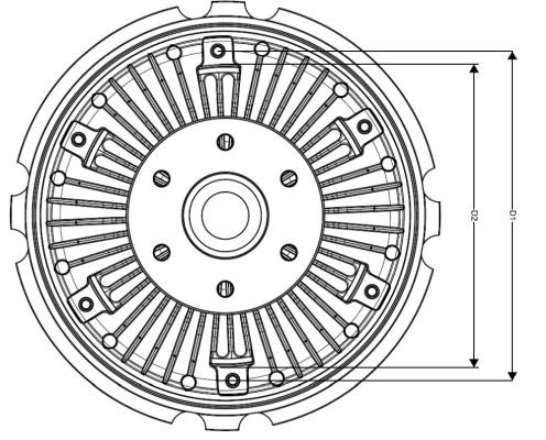 NRF Viscous coupling – price 310 PLN