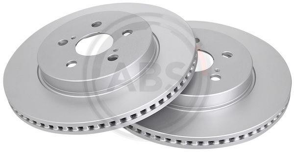 ABS 18815 Front brake disc ventilated 18815