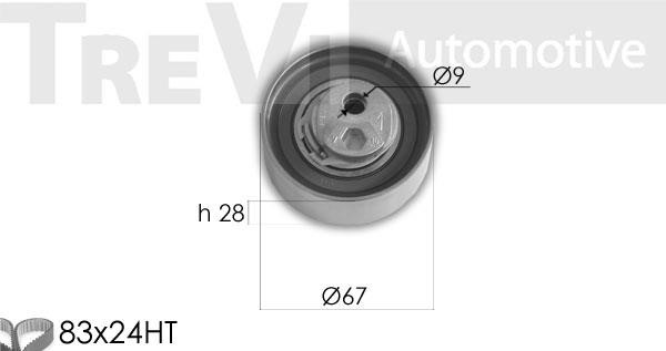 Trevi automotive KD1299 Timing Belt Kit KD1299