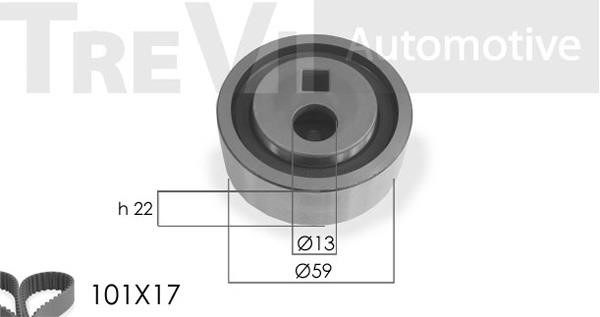 Trevi automotive KD1013 Timing Belt Kit KD1013