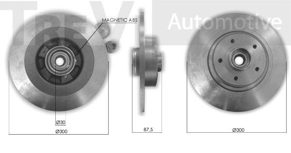 Trevi automotive WB2291 Wheel bearing kit WB2291