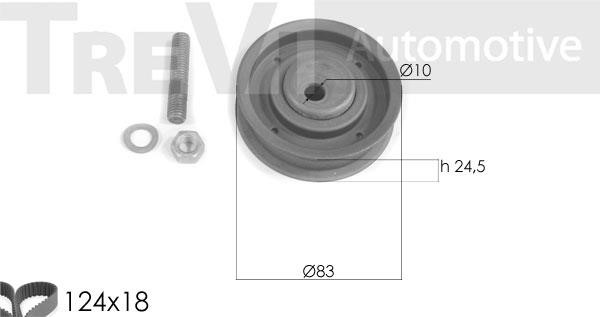 Trevi automotive KD1263 Timing Belt Kit KD1263