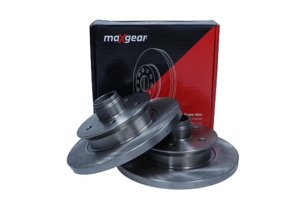 Unventilated front brake disc Maxgear 19-1273