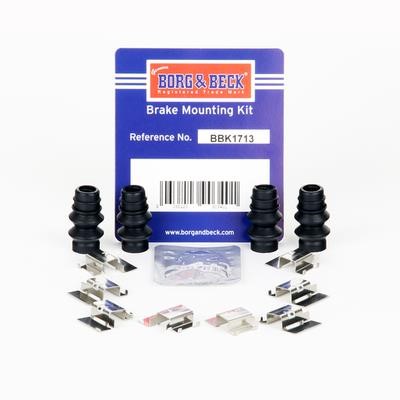 Borg & beck BBK1713 Mounting kit brake pads BBK1713