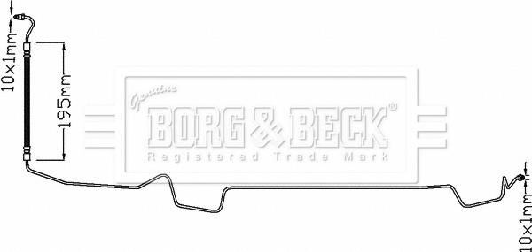 Borg & beck BBH8328 Brake Hose BBH8328
