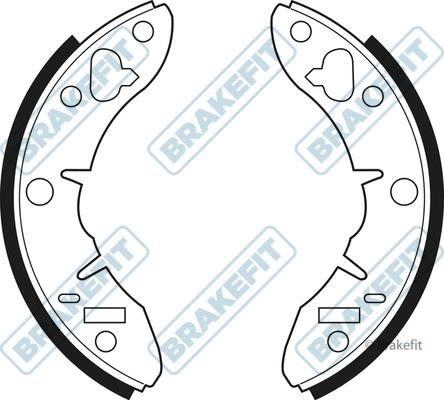 APEC braking BSH1001 Brake shoe set BSH1001