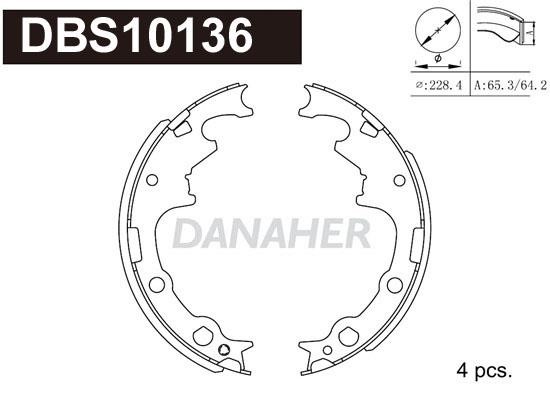 Danaher DBS10136 Brake shoe set DBS10136