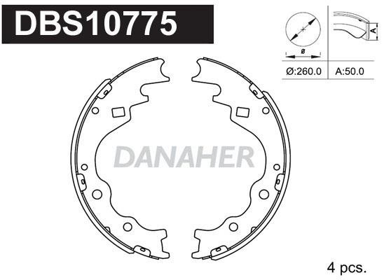 Danaher DBS10775 Brake shoe set DBS10775