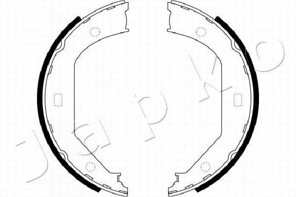 Japko 550102 Parking brake shoes 550102