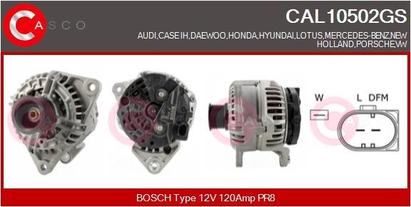 Casco CAL10502GS Alternator CAL10502GS