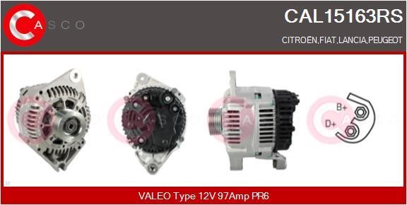 Casco CAL15163RS Alternator CAL15163RS