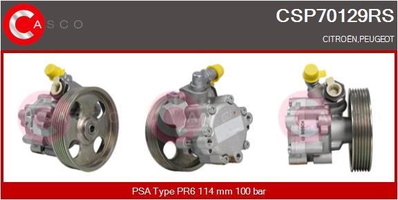 Casco CSP70129RS Hydraulic Pump, steering system CSP70129RS