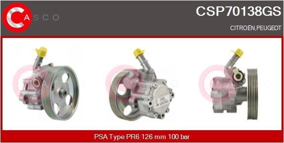 Casco CSP70138GS Hydraulic Pump, steering system CSP70138GS