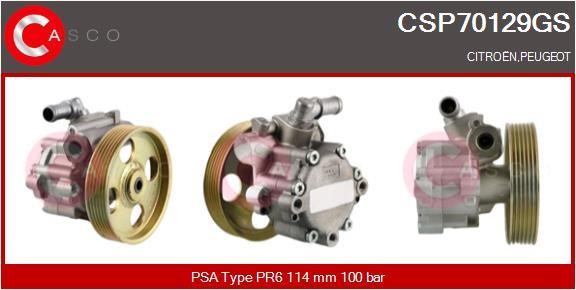 Casco CSP70129GS Hydraulic Pump, steering system CSP70129GS