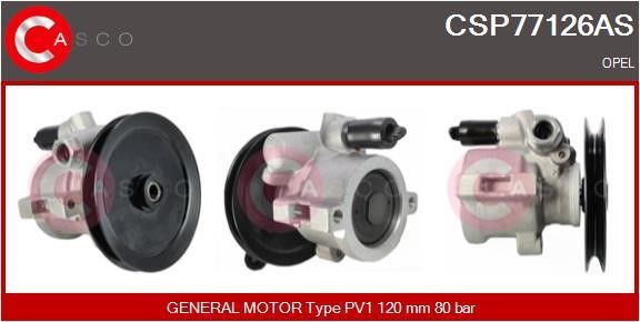 Casco CSP77126AS Hydraulic Pump, steering system CSP77126AS
