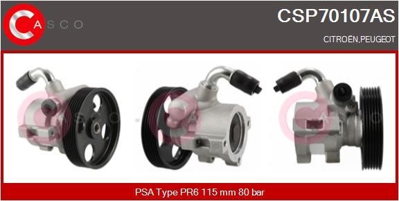 Casco CSP70107AS Hydraulic Pump, steering system CSP70107AS