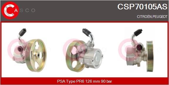 Casco CSP70105AS Hydraulic Pump, steering system CSP70105AS