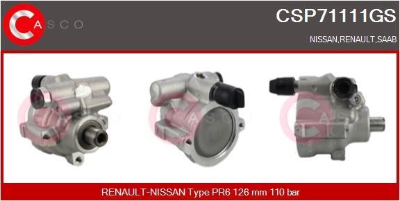 Casco CSP71111GS Hydraulic Pump, steering system CSP71111GS