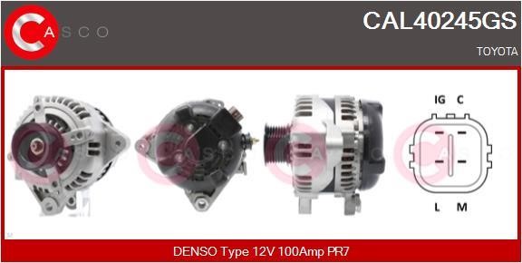 Casco CAL40245GS Alternator CAL40245GS