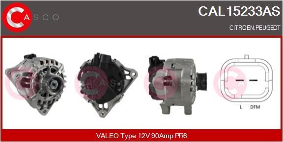 Casco CAL15233AS Alternator CAL15233AS