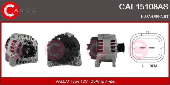 Casco CAL15108AS Alternator CAL15108AS